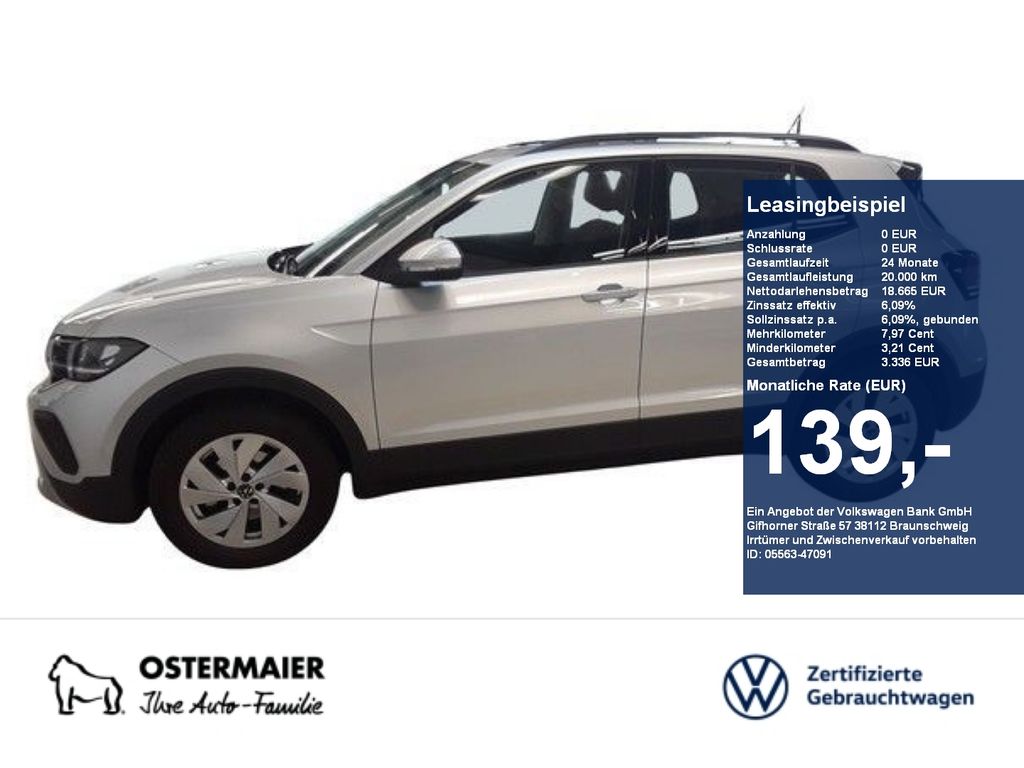 Volkswagen T-Cross LIFE 1.0TSI 95PS.LED.CLIMA.VIRTUAL.16 AL