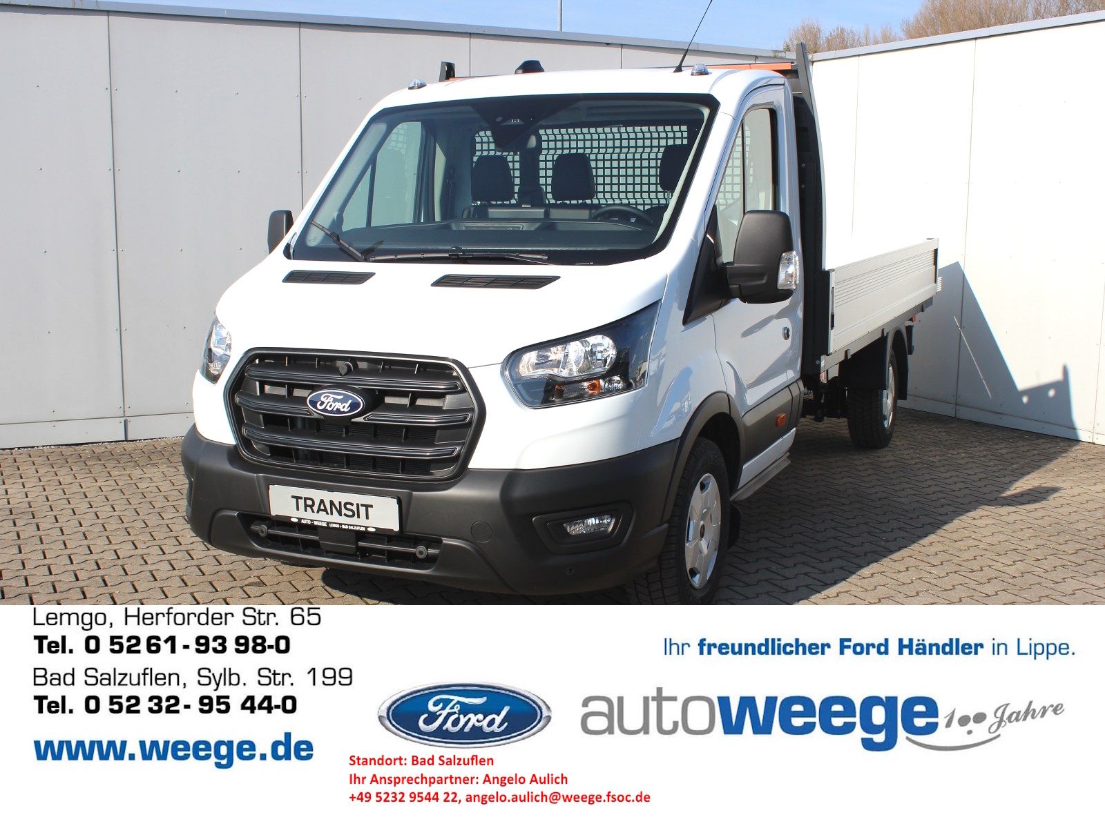 Fahrzeugabbildung Ford Transit 350 L3 Einzelkabine Trend