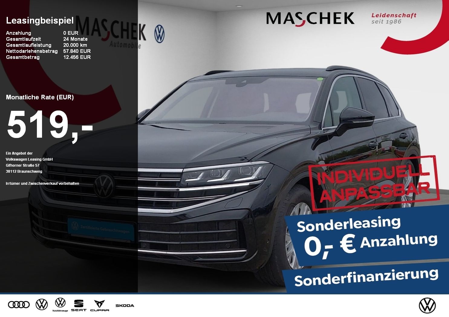 Volkswagen Touareg Elegance 3.0 TDI DSG 4Motion AHK ACC Luf