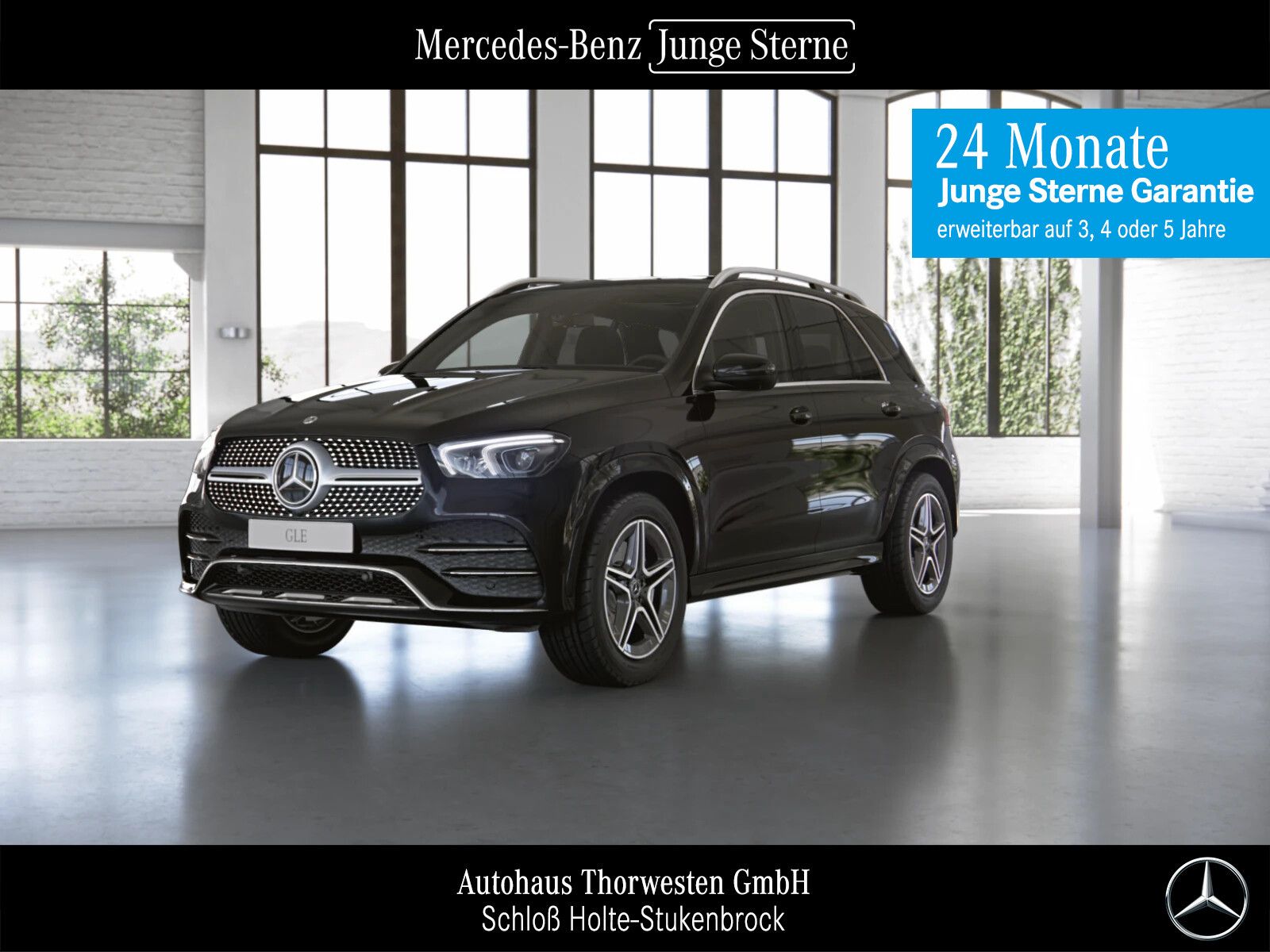 MERCEDES-BENZ GLE 350 de 4M AMG NAPPA AHK DISTR+ PANO HUD 360°