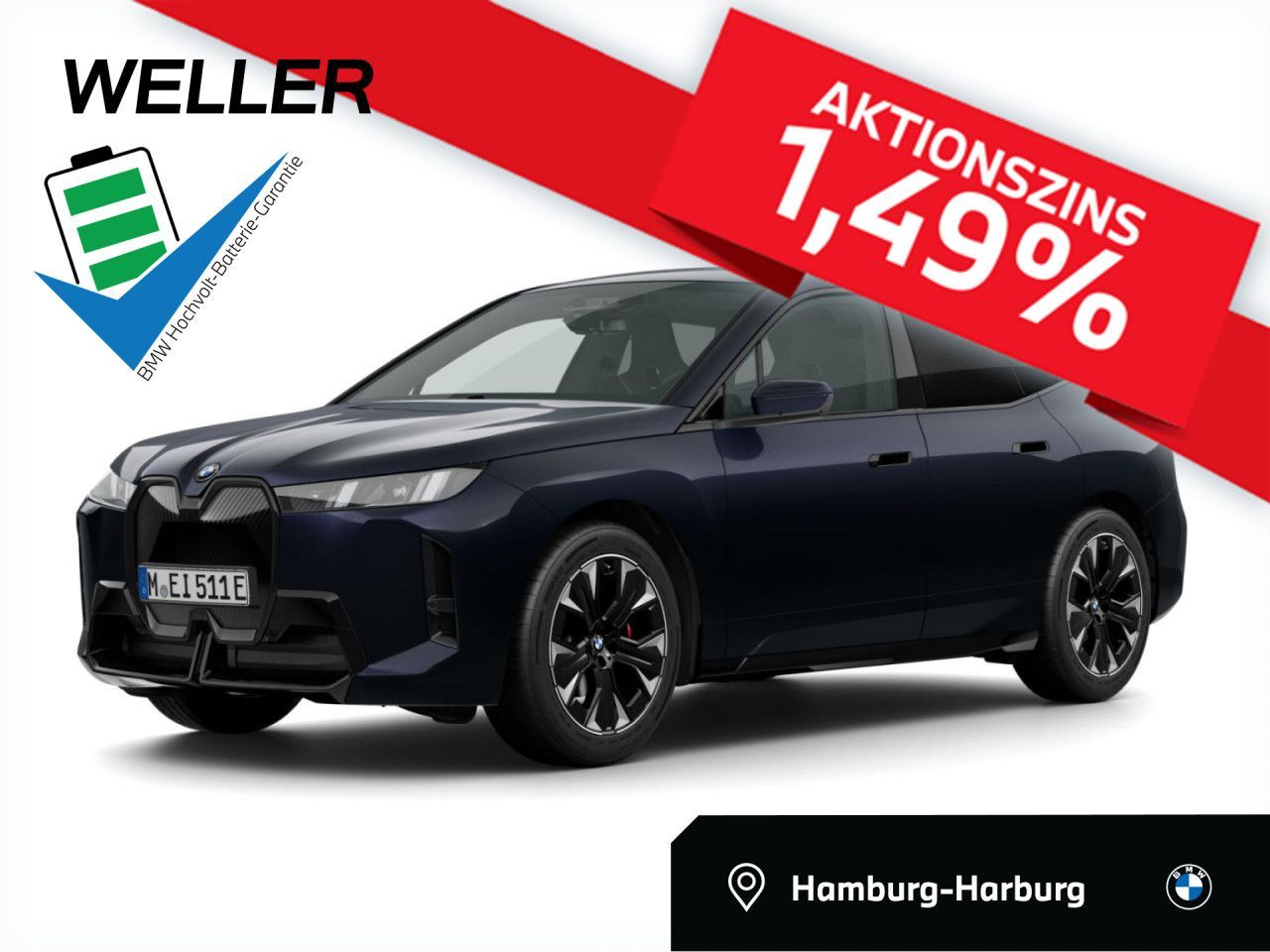BMW iX xDr 45 M SPORT PRO DrPro,AHK,Multisi,360°,H