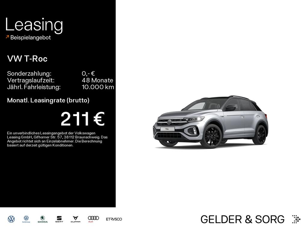 Volkswagen TRoc RLine 15 TSI 18ZMatrixEasyORFKAHK 2022