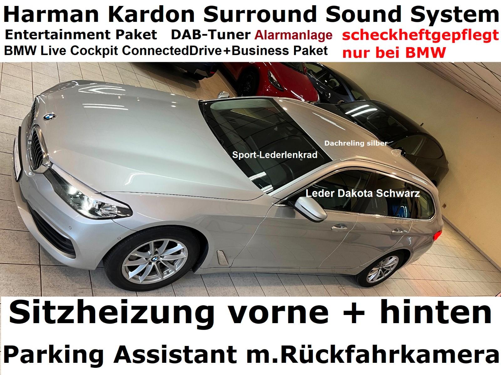 BMW 530da+Voll-Leder+4xSHZ+R-Kamera+HarmanKardon+DAB