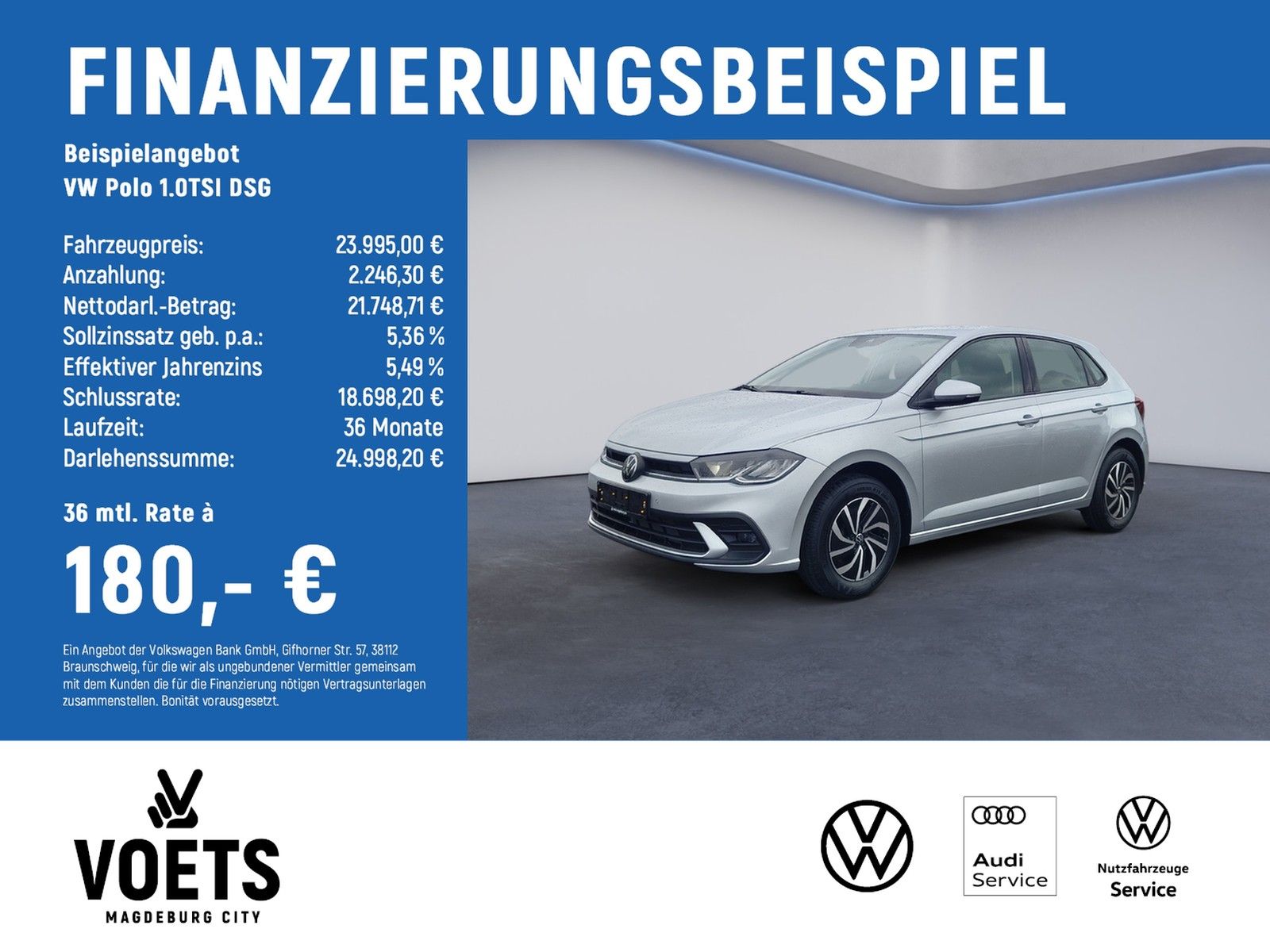 Volkswagen Polo 1.0TSI DSG Life LED+DAB+SHZ+APPLE CARPLAY+