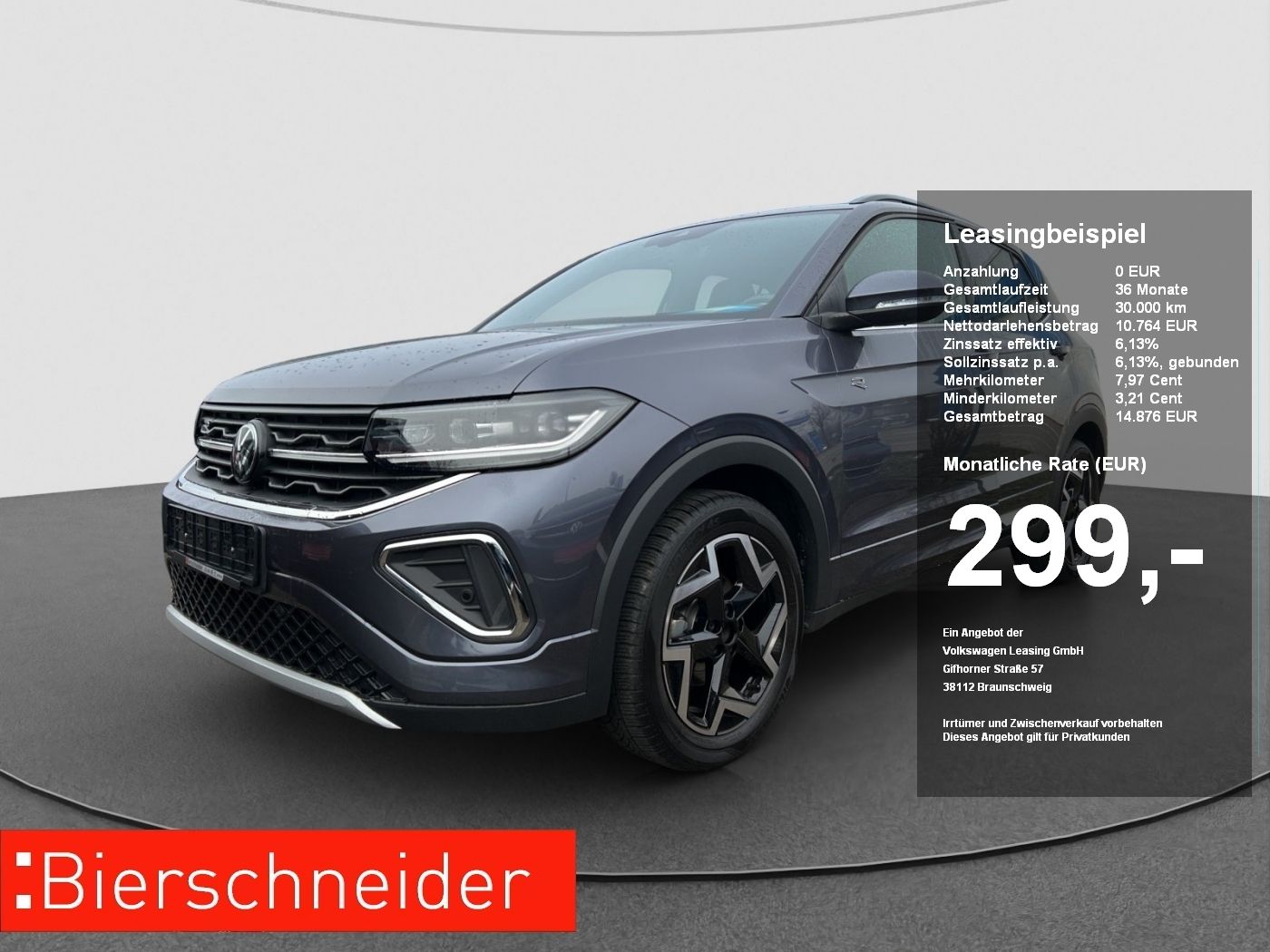 Volkswagen T-Cross 1.5 TSI DSG R-Line LED NAVI AHK KAMERA A