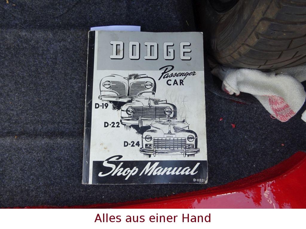 Dodge Custom D24C Coupe - 3,8 6 Zylinder