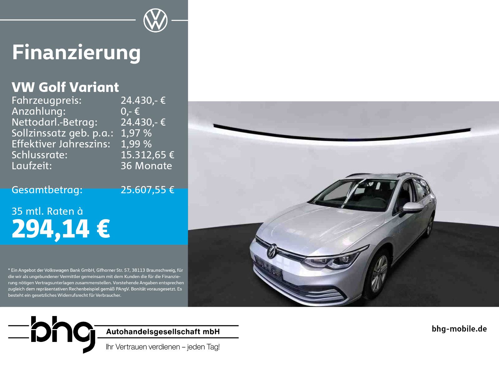 Volkswagen Golf Variant 2.0 TDI DSG Life #LED #ACC #APP-CON