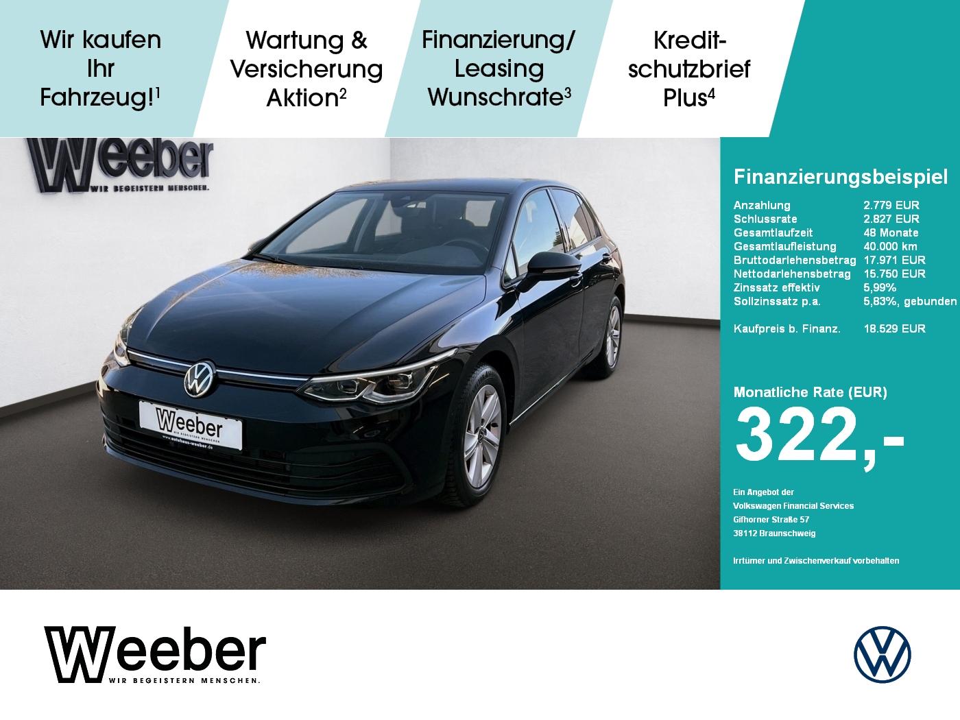 Volkswagen Golf Life *PDC*LED PLUS*4x SHZ*NAVI*STHZ*APP CON