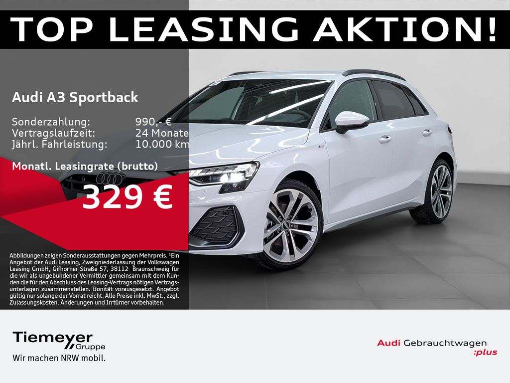 A3 Sportback 30 TFSI 2x S LINE LEDER HuD SONOS A