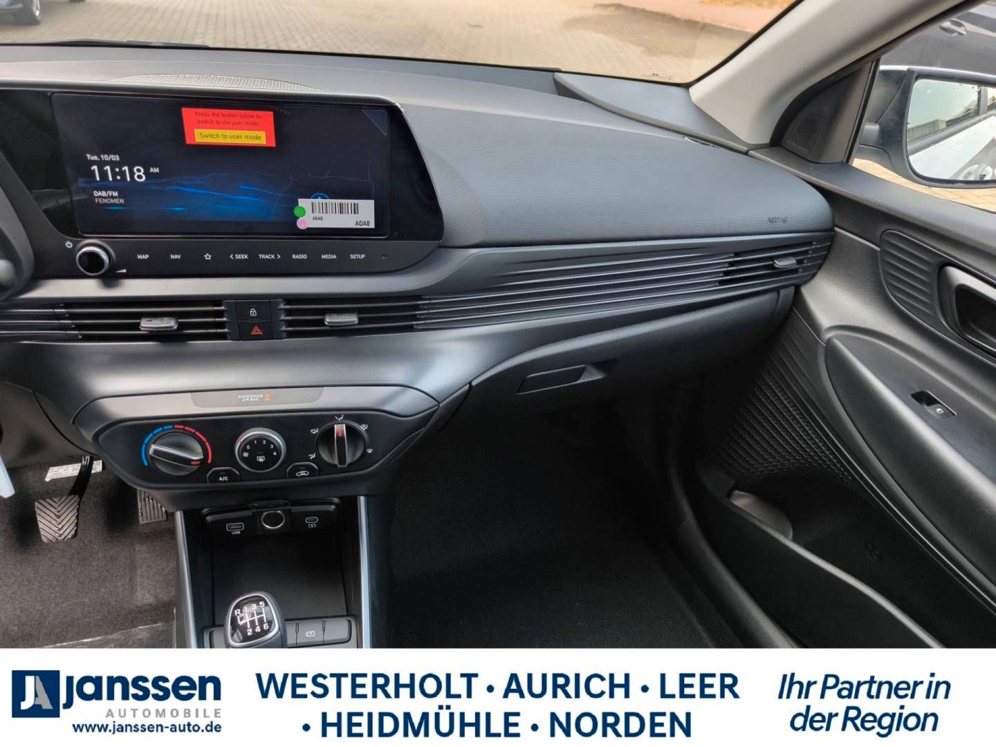 Fahrzeugabbildung Hyundai i20 FL (MY26) 1.0 T-GDI (90 PS) 6-MT Select Navi