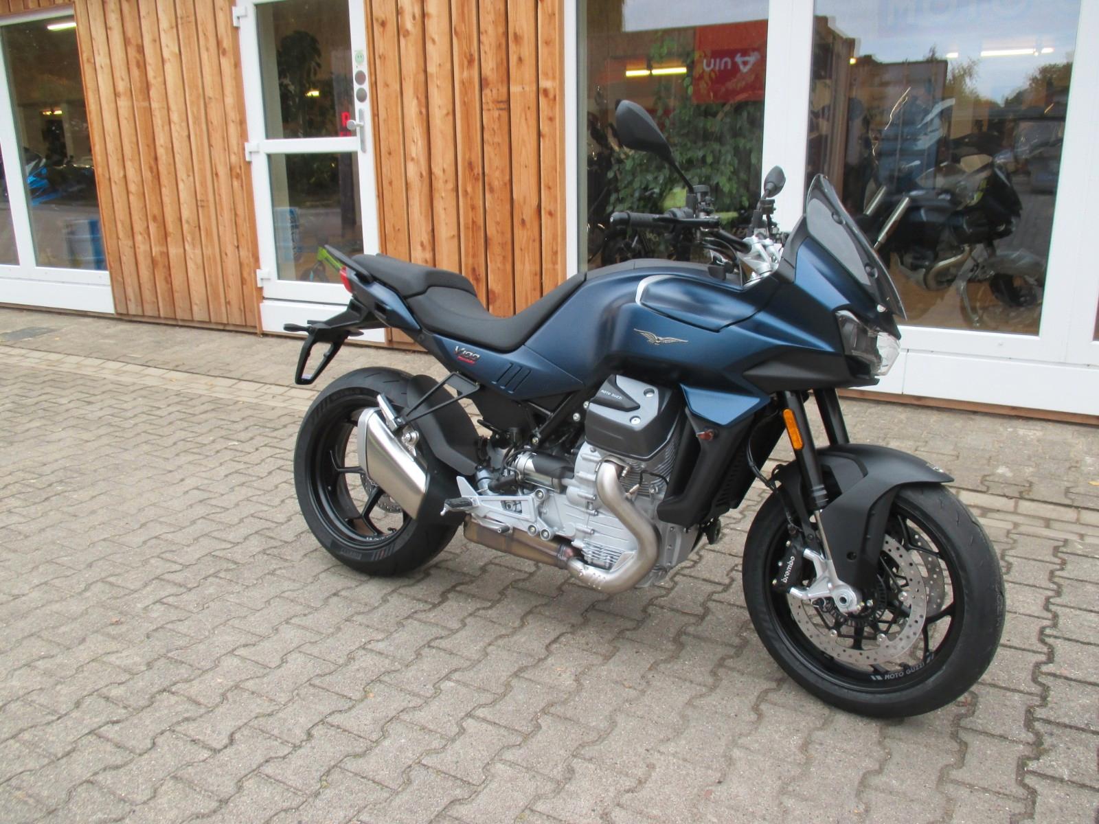 Moto Guzzi V100 Mandello E5+  Blue Oceano 2025