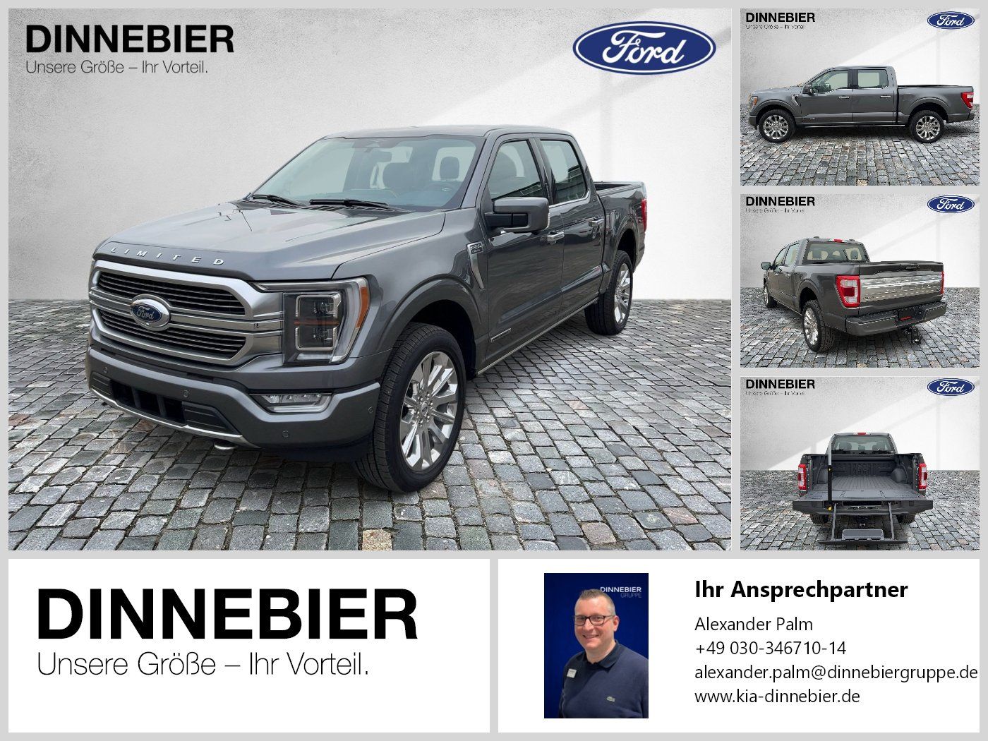 Ford F-150 Limited Launch Edt. Allrad+AHK+360°