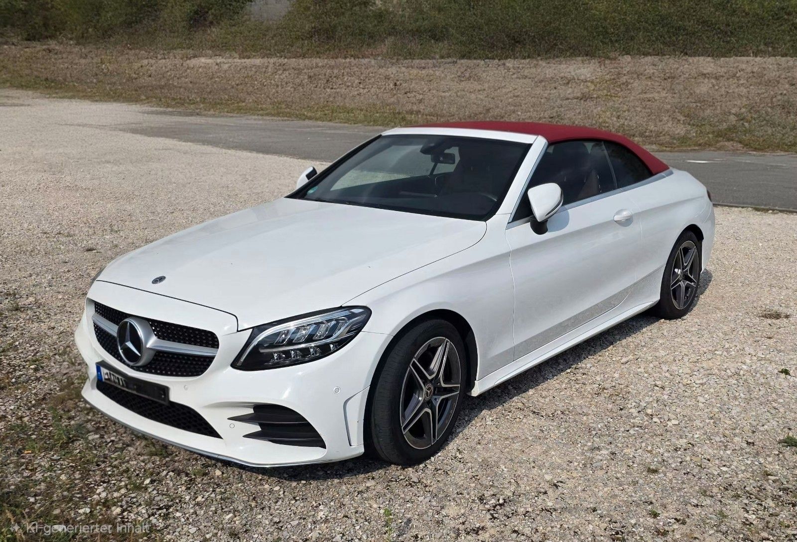 MERCEDES-BENZ C 180 Cabria 9G  AMG Line / Dach und Sitze rot