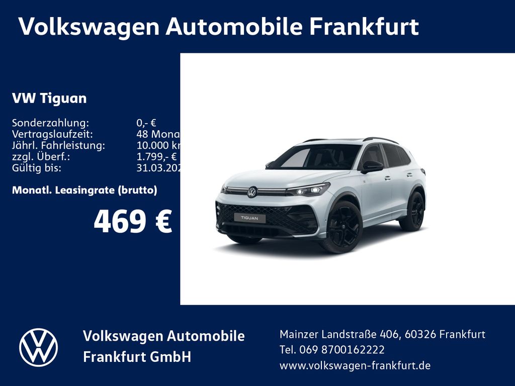 Volkswagen Tiguan R-Line 2,0 l TSI OPF 4MOTION 150 kW (204
