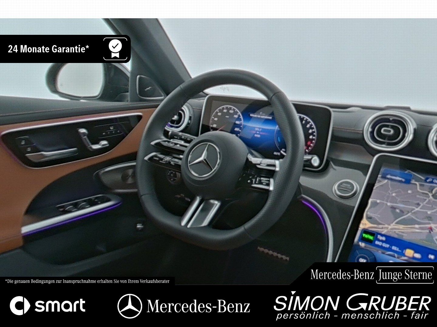 Fahrzeugabbildung Mercedes-Benz C 300 T de 4M AMG Leder braun magno Pano HUD AHK