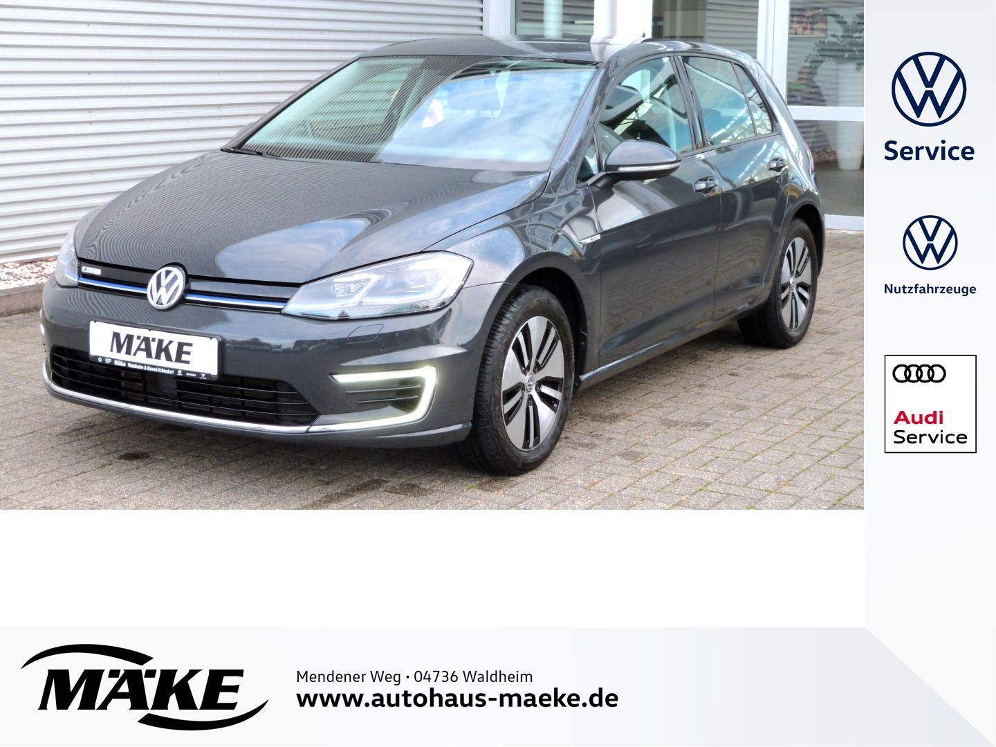 e-Golf ACC, LED, CCS-Ladedose, Wärmepumpe, Navi,