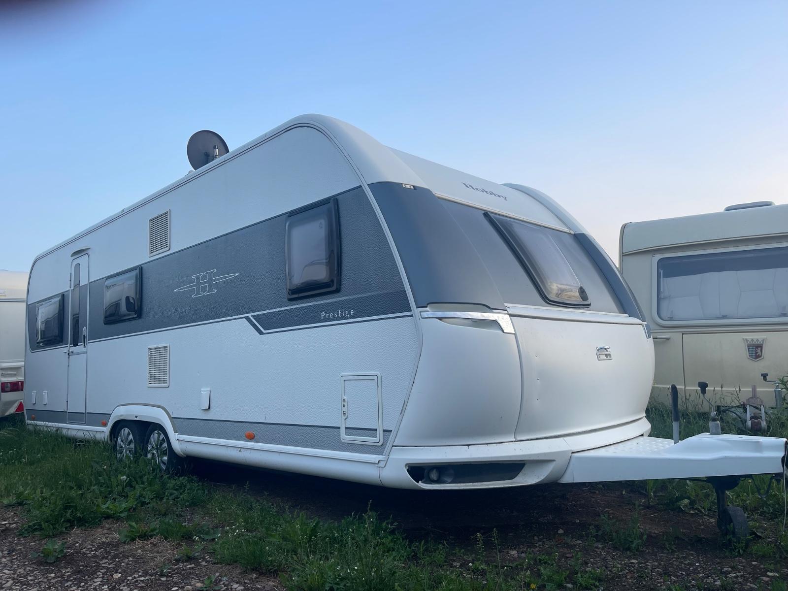 Hobby Prestige 650/Dusche/WC/Gr Kūhlschk/Leder/Fūßbdhz