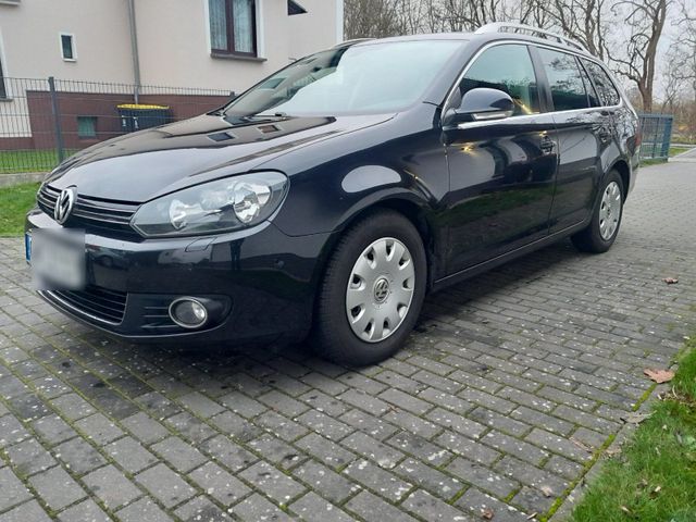 Volkswagen VW Golf Highline Variant TDI AHK Leder Tem...