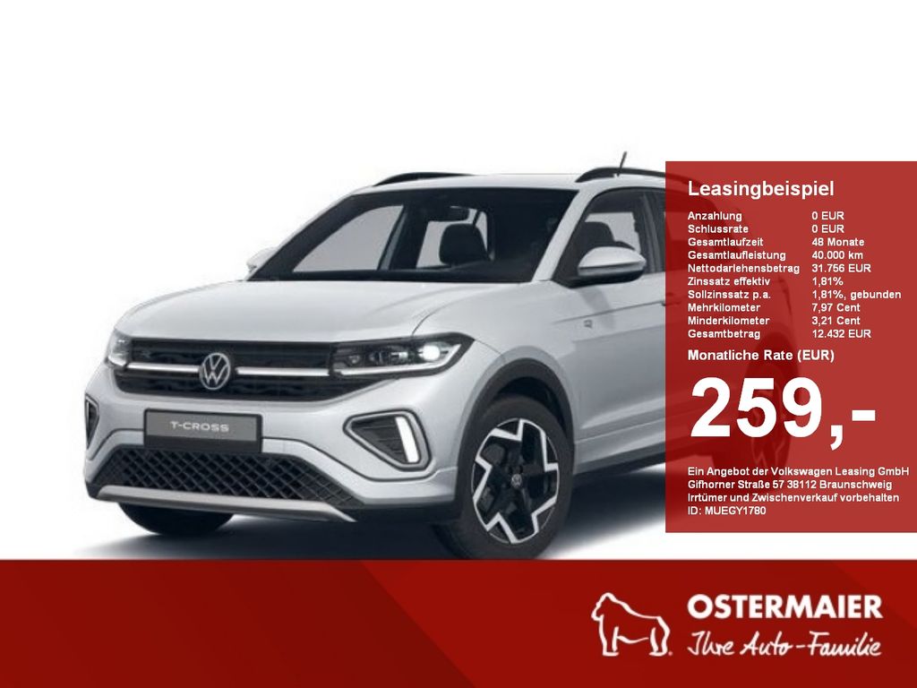 T-Cross R-Line 1.0TSI 116PS DSG IQ.LIGHT,AHK,KAM