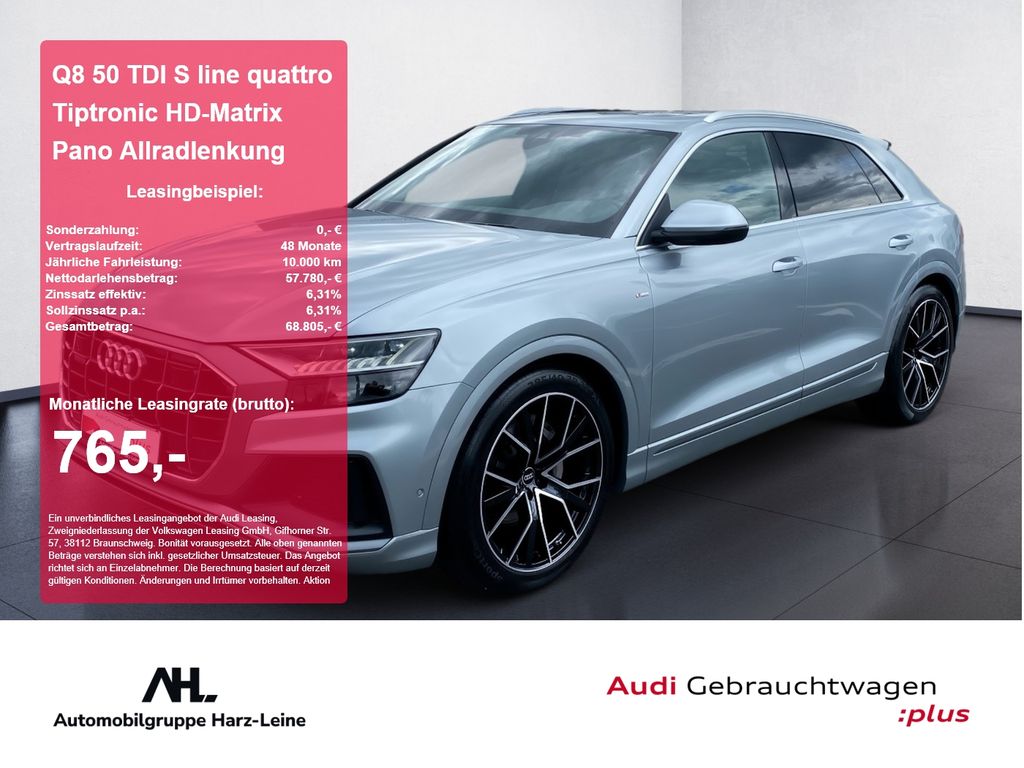 Audi Q8 50 TDI S line quattro Tiptronic HD-Matrix Pan