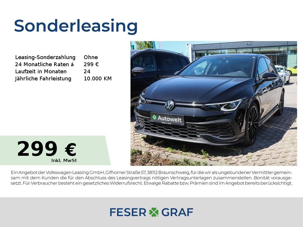 Volkswagen Golf 8 GTI Clubsport Black Akra Navi Matrix Pano