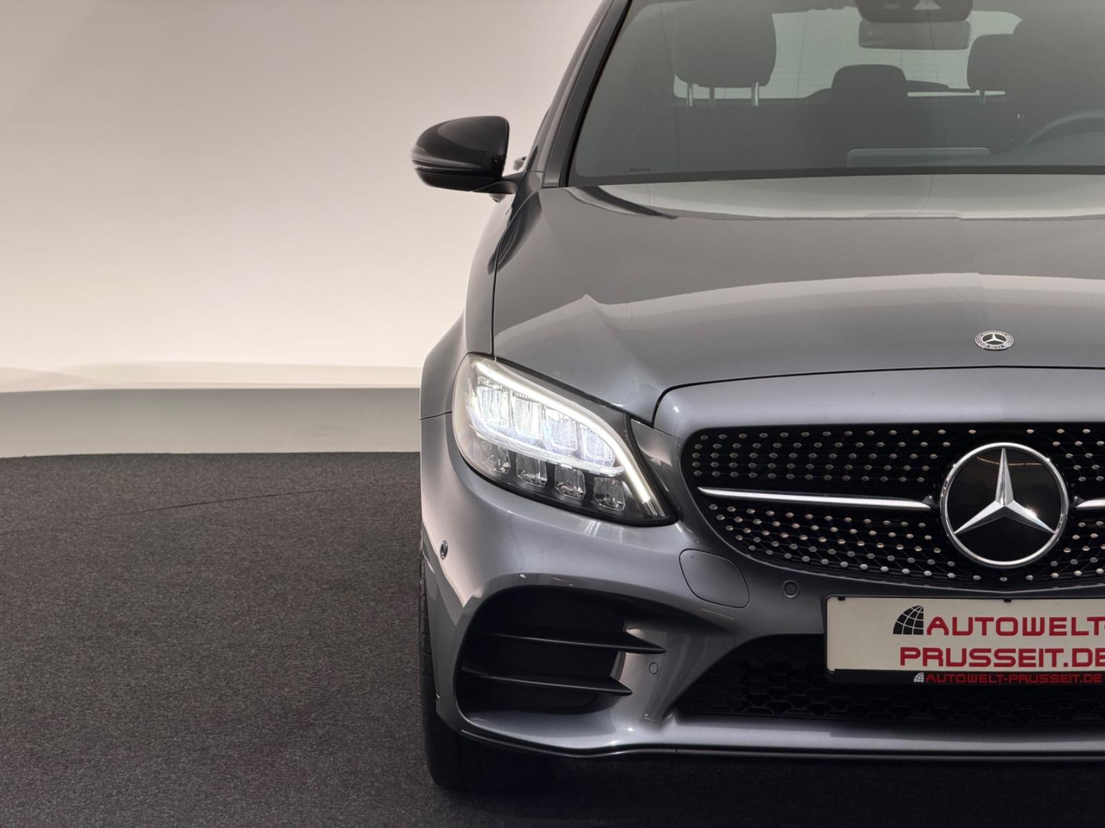 Mercedes-Benz C-Class *AMG LINE*NIGHT-LED-R.KAM-APPLE-SPUR-TEMPO, миниатюра 14