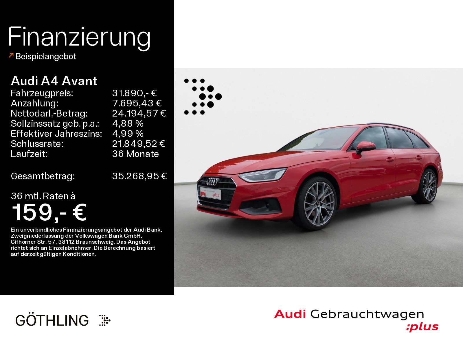 Audi A4 Avant 40 TFSI qu S line S tro*B&O*HUD*Matrix*