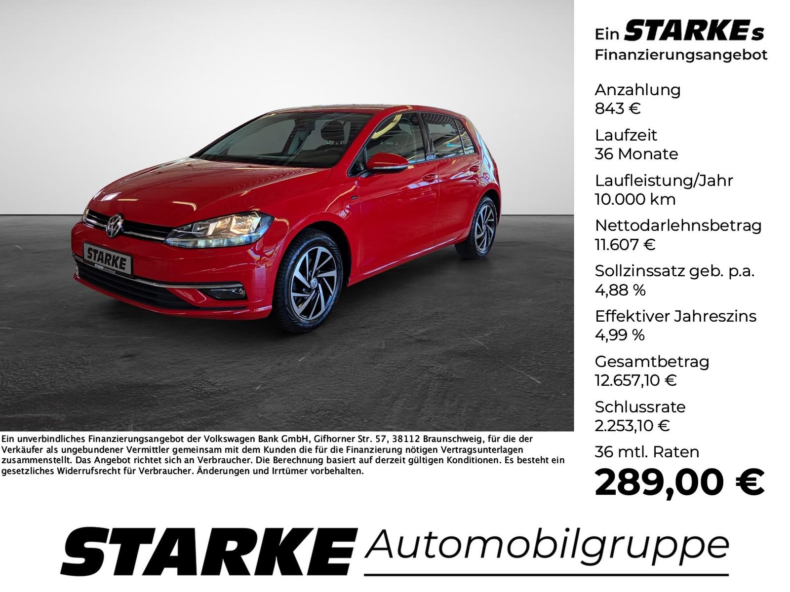 Volkswagen Golf VII 1.0 TSI JOIN Klima Navi PDC Sitzheizung