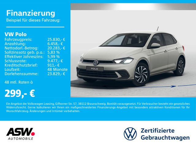 Volkswagen Polo Life 1.0 TSI DSG LED RFK VC SHZ PDC v/h Alu