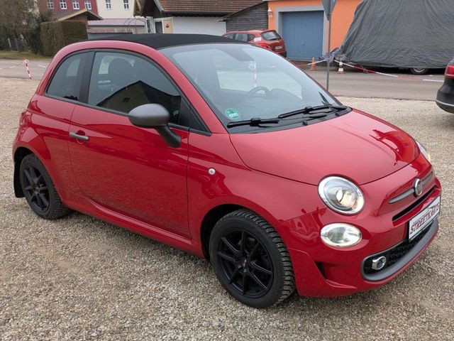 Fiat 500 S Cabrio AHK 8fach Touch Klima BC