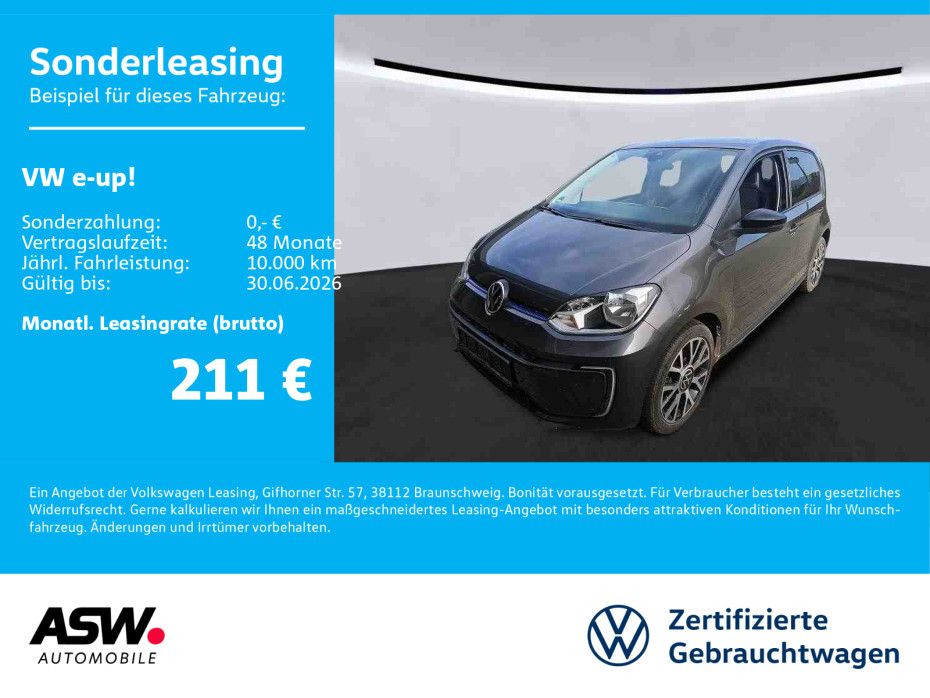 Volkswagen e-up! Style Plus RFK PDC Klima SHZ Tempomat