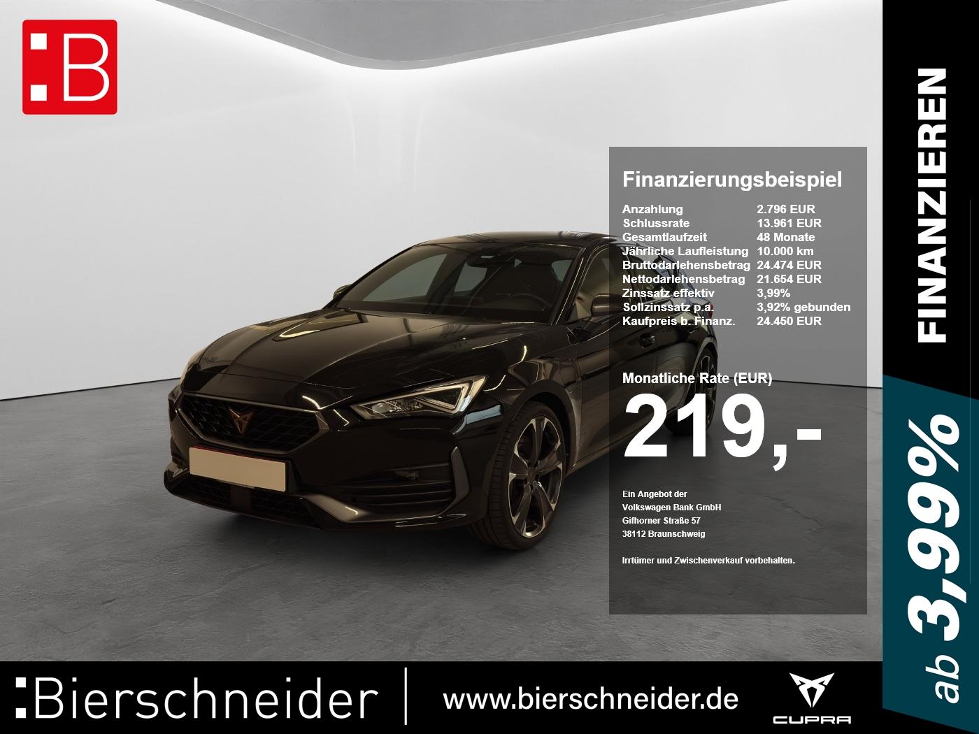 Cupra Leon 1.4 e-Hybrid DSG VZ LED NAVI 19-ALU KEYLESS