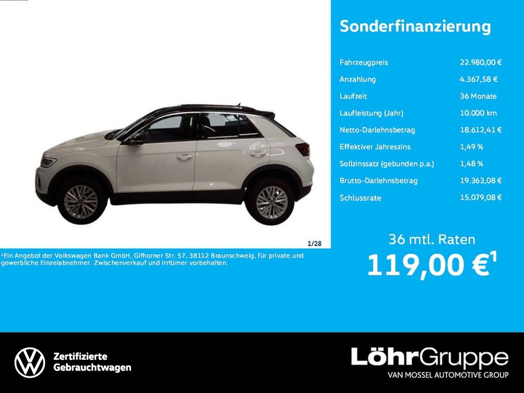 Volkswagen T-Roc 1.0 TSI Life Navi Winterpaket foto 1