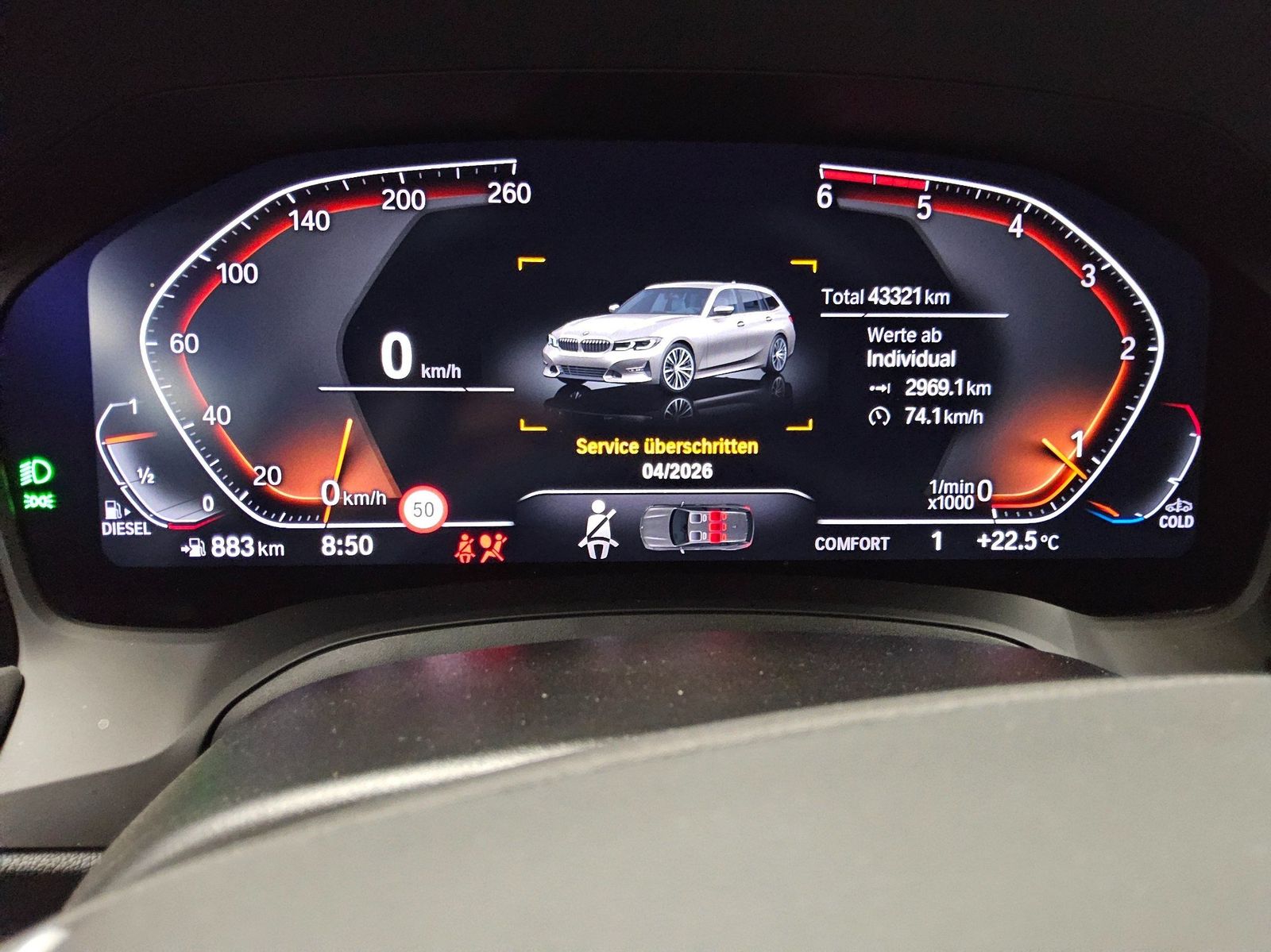 BMW 318d Touring Advantage T-Leder Navi LED LC Prof. foto 5