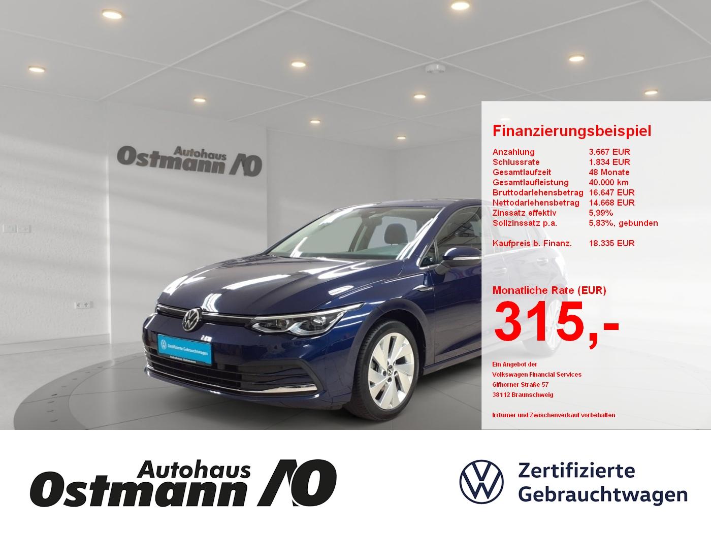 Volkswagen Golf VIII 1.5TSI Style *LM-Felgen*Navi*LED*