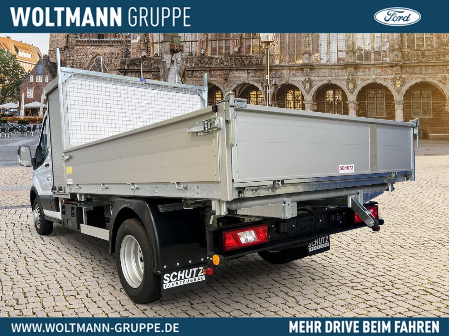 Fahrzeugabbildung Ford Transit Einzelkabine 5,0 to Dreiseitenkipper, 2,