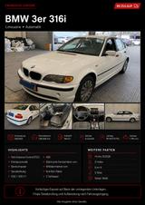BMW 316i 1.8 Automatik PDC Klimaaut. - BMW 316: Automatik, 316i