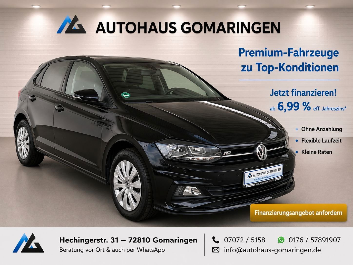 VW Polo VI Highline R-LINE*CAR PLAY*SHZ*PDC