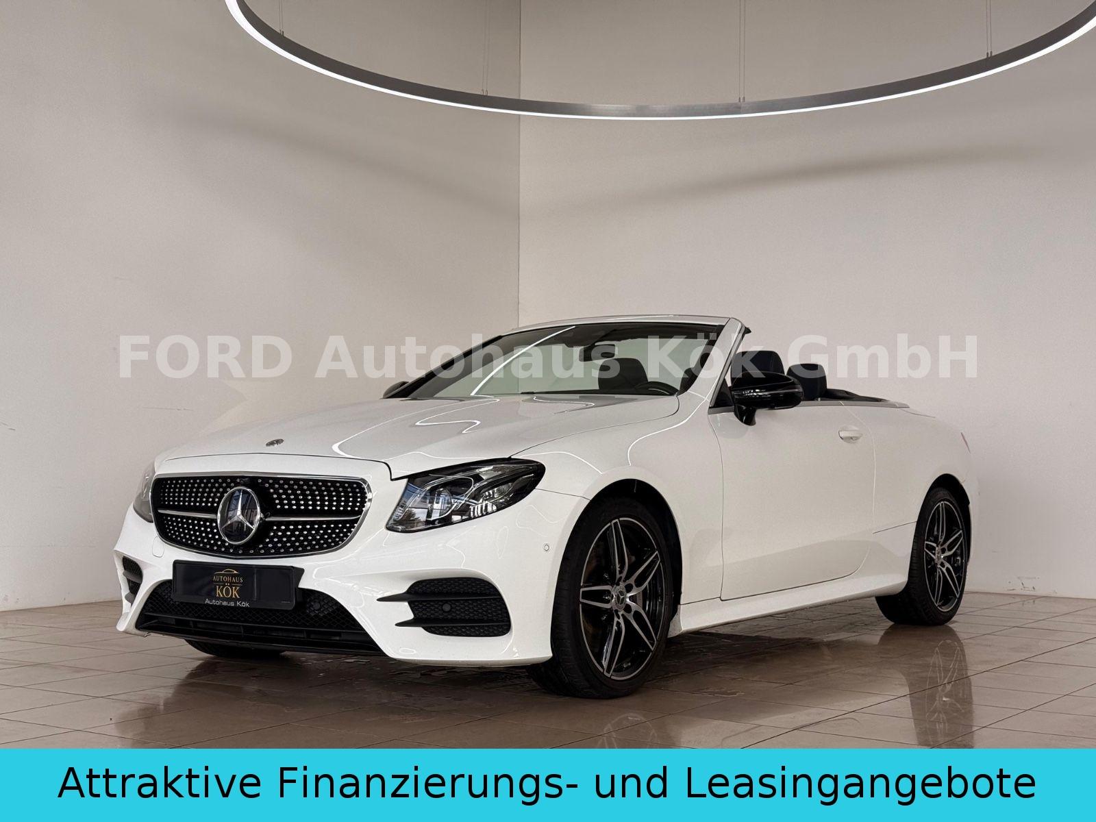 Mercedes-Benz E 450 Cabrio 4Matic AMG Line 360 Rotes Verdeck