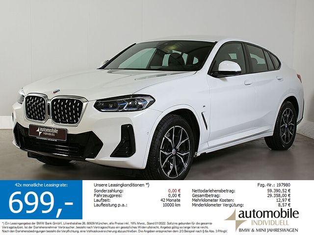 BMW X4 xDr 30dA M Sport ACC Laser LiveCockpit Panora