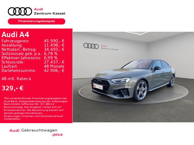 Audi A4 Lim. 40 TDI quattro S line Matrix B&O HuD AHK