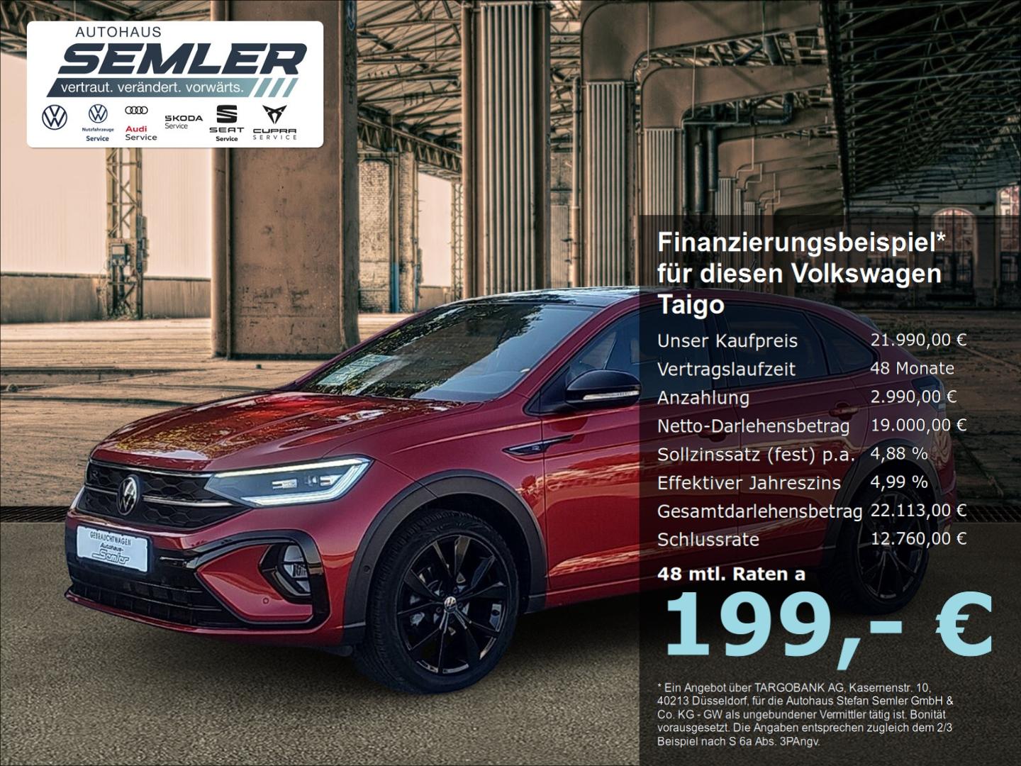 Volkswagen Taigo R-Line 1.5 TSI DSG PANO BEATS R-KAM KESSY
