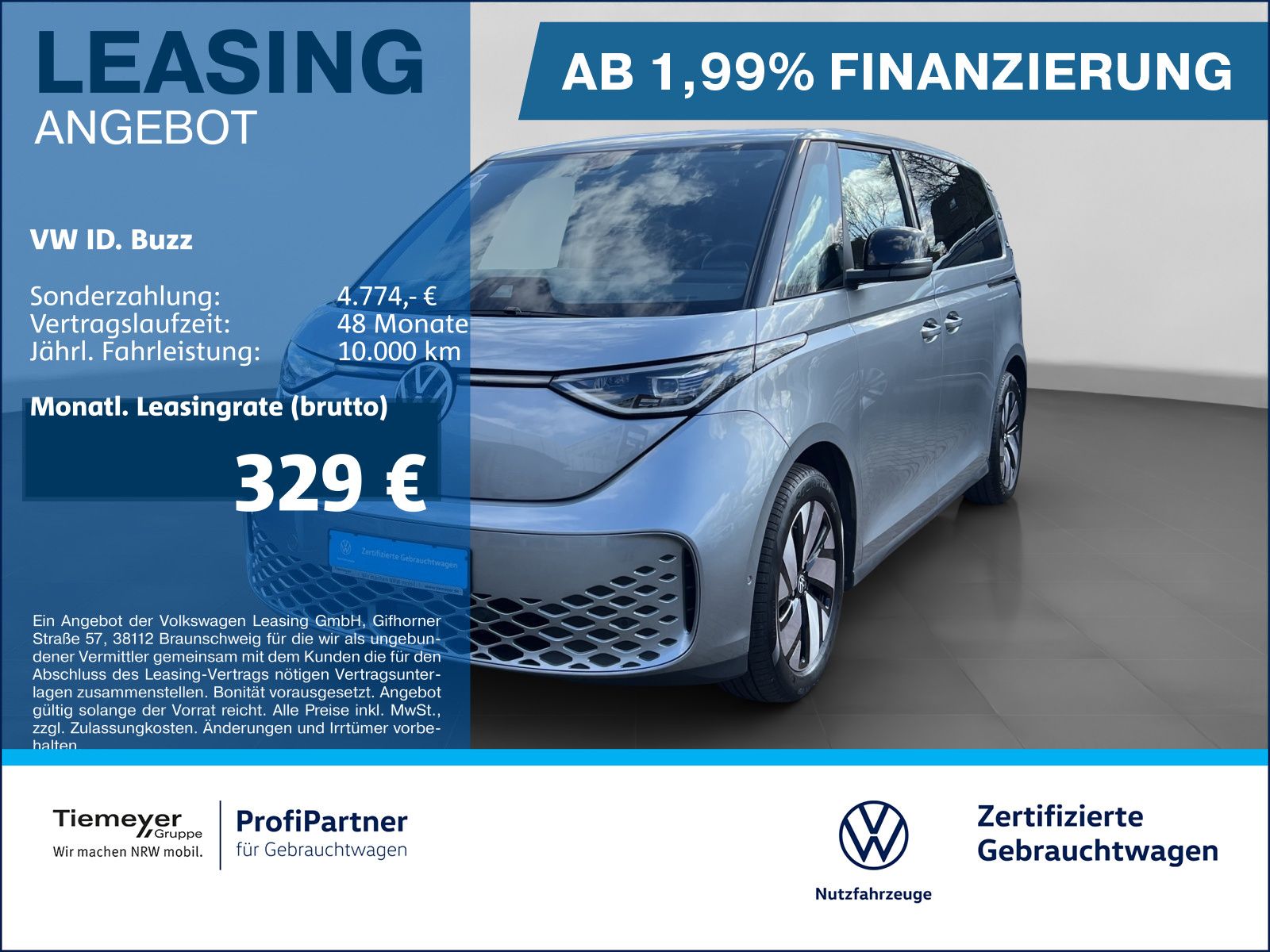 Volkswagen ID.Buzz LM19 AHK ACC KAMERA NAVI IQ.LIGHT
