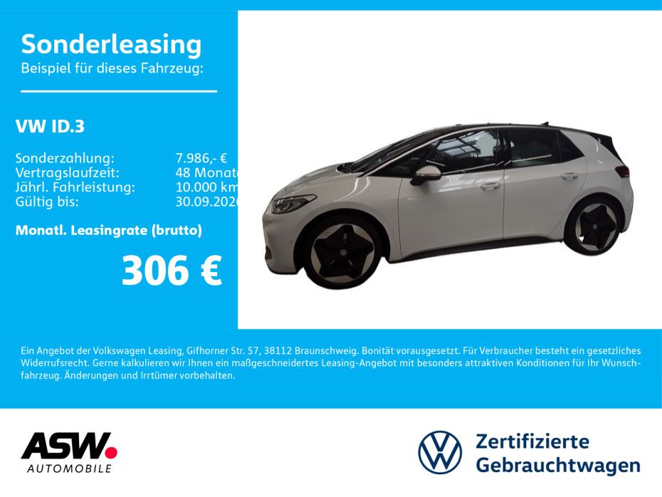 Volkswagen ID.3 Pro S Energy LED Navi AHK RFK WÄPU SHZ ACC foto 1