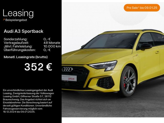 Audi A3 Sportback 45 TFSI e S line B&O*HuD*AHK*