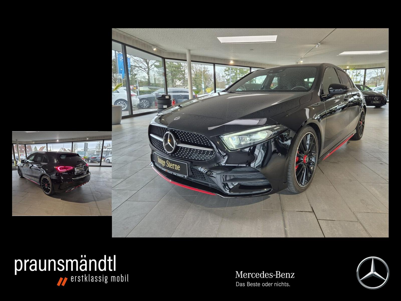 Mercedes-Benz A 250 4M AMG Night Sound/Dist/Leder/360°/LED/19"