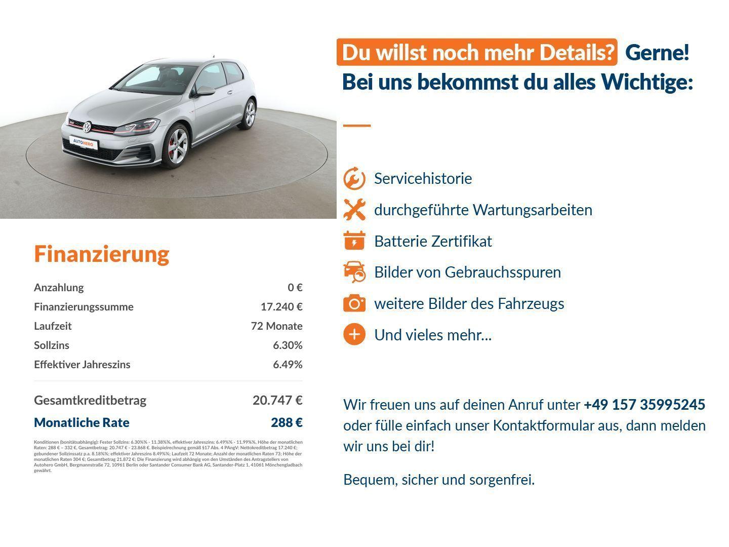 Volkswagen Golf VII 2.0 TSI GTI Performance BMT*LED*ACC*PDC