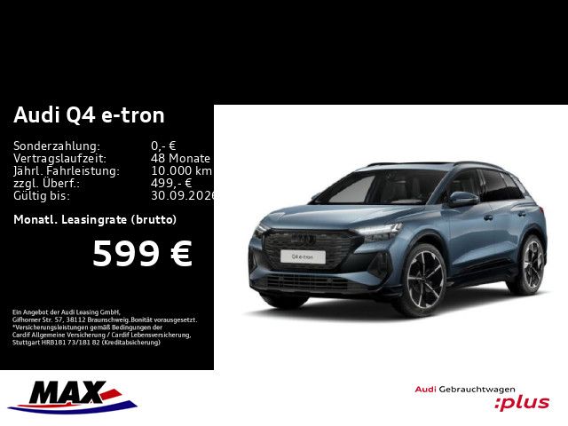 Q4 e-tron 45 S LINE QUATT MATRIX+PANO+360°+AHK+