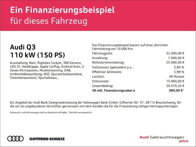 Audi Q3 35 TFSI LED CARPLAY 360 MMI foto 2