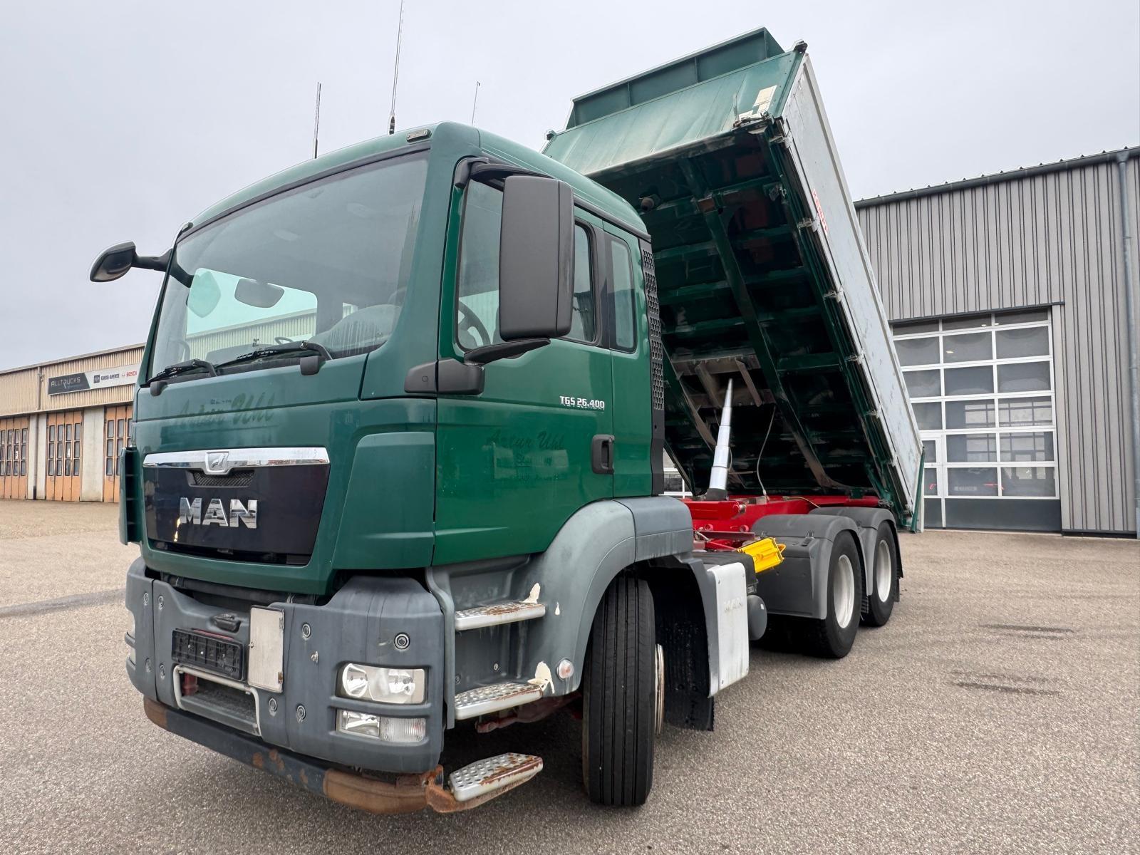 MAN TGS,26.400,6x4,3-Seitenkipper,Euro 5